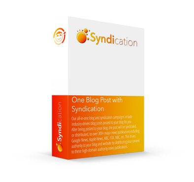 One Blog Post with Syndication