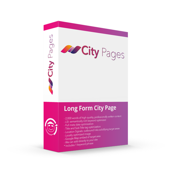 Long Form City Page (Most Powerful)