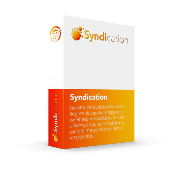 Syndication (does not include content written for you)
